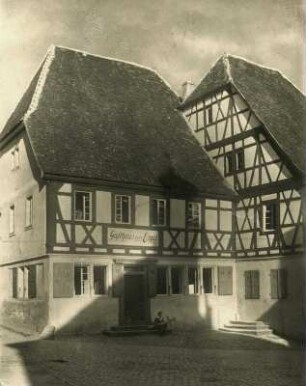 Gasthaus zum Engel, Fachwerk. Vergl. 028