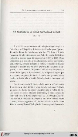 15: Un frammento di stele sepolcrale attica