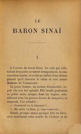 Le Baron Sinaï