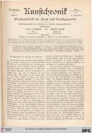 Heft 5 (11. November 1886)