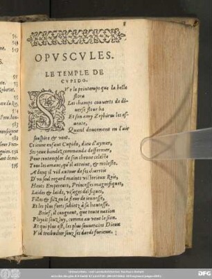 Opuscules.