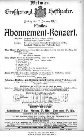 Abonnement=Konzert