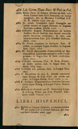 486-505, Libri Hispanici