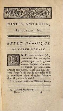 Contes, Avantures, Et Faits Singuliers, &c, 2