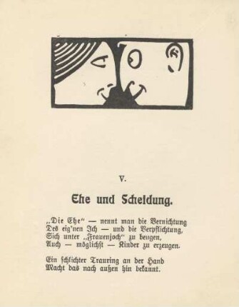 V. Ehe und Scheidung