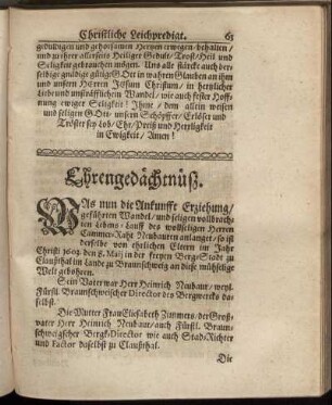 Ehrengedächtnüß.