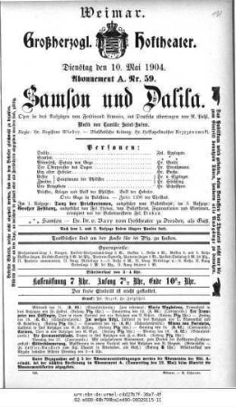 Samson und Dalila