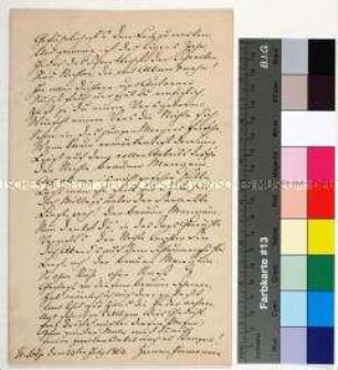 Gedicht von Hermann Immermann in Anlehnung an eine Strophe aus Friedrich Schillers "Das Lied von der Glocke" für das Poesiealbum seiner Nichte