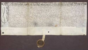 Gültbrief des Michael Schäfer zu Bauschlott gegen die geistliche Verwaltung zu Durlach über 80 fl.