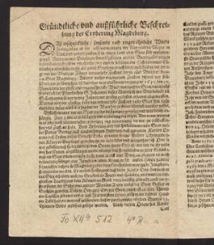 1v-4v, Eigentliche und gründtliche Erklärung...