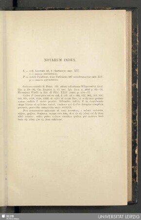 Notarum index