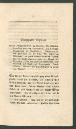 Vierzehnter Abschnitt.