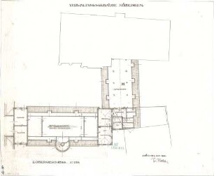 Fischer, Theodor; Nördlingen; Verwaltungs-Gebäude - Grundriss 2. OG