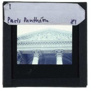 Paris, Pantheon,Paris, Pantheon, Giebel, Das Vaterland krönt seine großen Männer