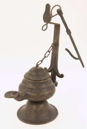 Grubenlampe (Handlampe für Öl, Replik)