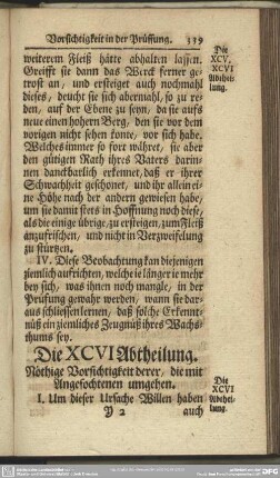 Die XCVI Abtheilung. Nöthige Vorsichtigkeit derer, die mit Angefochtenen umgehen