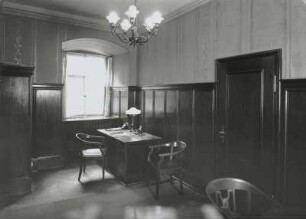 Roßwein, Stadtbank, Inneres. Arbeitszimmer des Bankdirektors