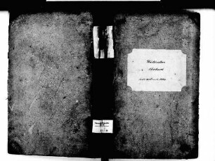 Waldulm, Kappelrodeck OG; Katholische Gemeinde: Heiratsbuch 1850-1869