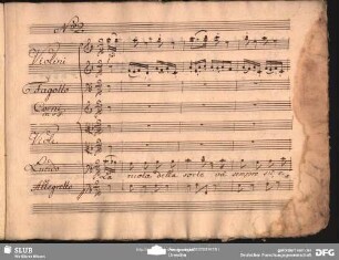 No. 2 Cavatina: "La ruota della sorte và sempre sù"