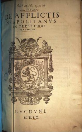 In tres libros feudorum