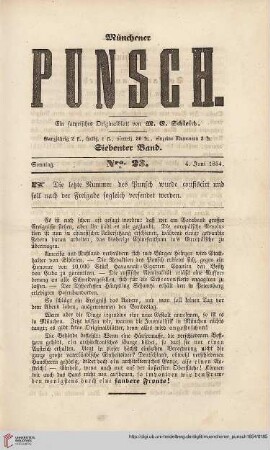 Nro. 23 (4. Juni 1854)
