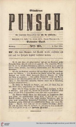 Nro. 23 (4. Juni 1854)
