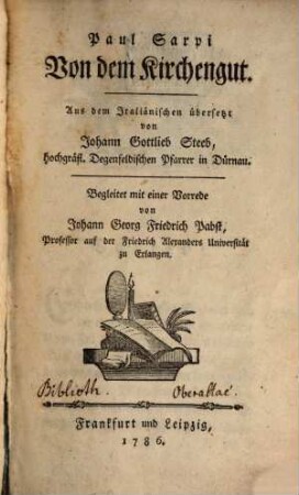 Von dem Kirchengut