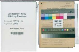 Entnazifizierung Paul Kueppers , geb. 20.02.1907 (Maschinenschlosser)