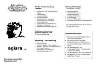 agisra e. V. - Informations- und Beratungsstelle für Migrantinnen und Flüchtlingsfrauen