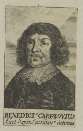 Bildnis des Benedictus Carpzovius
