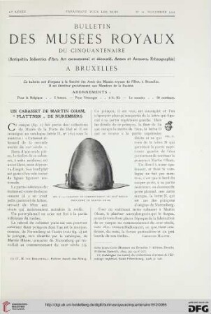 No 11 (Novembre 1912)