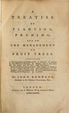 A treatise on planting