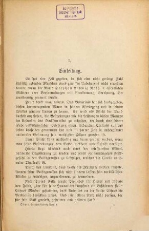Stephan Ludwig Roth : sein Leben und seine Schriften, 1. Stephan Ludwig Roths Leben