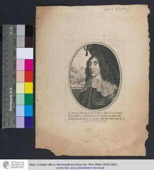 Carolvs Lvdovicvs Dei Gratia Comes Palatinvs Rheni, Sacri Romani Impery Archidapifer Et Elector, Dvx Bavariæ etc.