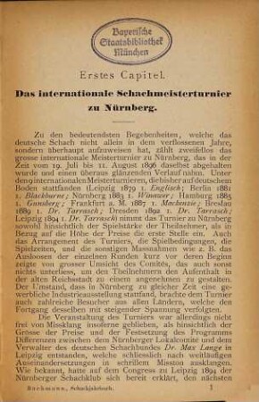 Schachjahrbuch. 1896 (1897) = Bd. 6