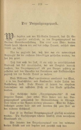 Der Vergnügungspark