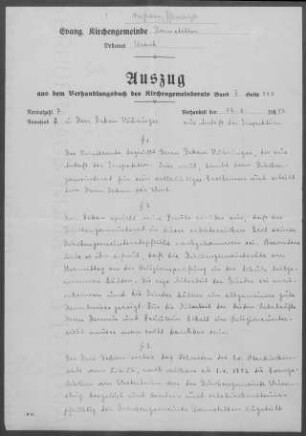 Donnstetten mit Westerheim: Inspektion 1952