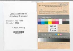 Entnazifizierung Georg Kirsch , geb. 25.09.1910 (Mueller)