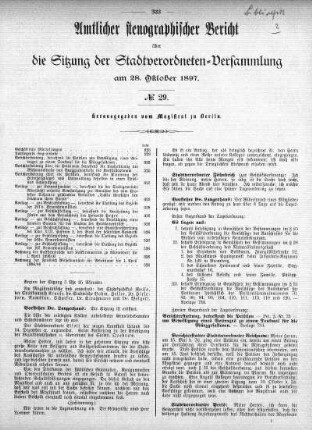No. 29, 28. Oktober 1897