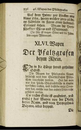 XLVI. Wapen - L. Wapen.