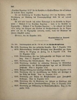 Nr. 258: Inhaltsverzeichnis aus Nr. 178 bis 192 des Reichs-Gesetzblattes