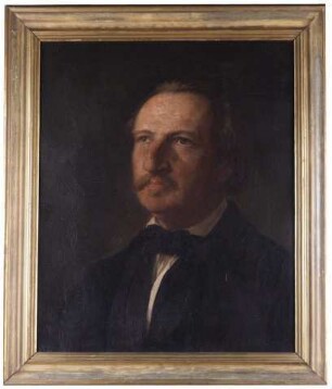 H. von Dörnberg: Portrait Hermann Allmers im Alter von etwa 40 Jahren