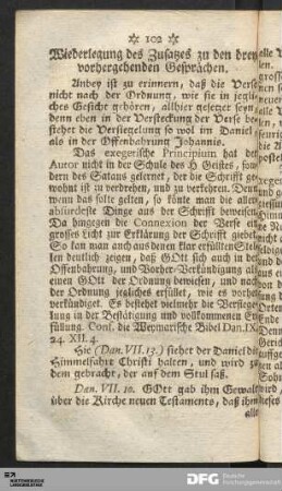 Wiederlegung des Zusatzes zu den drey vorhergehenden Gesprächen.