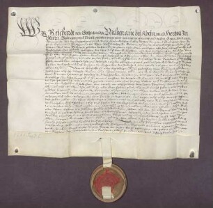 Pfalzgraf Reinhard leiht von Pfalzgraf Johann Casimir 4.000 Gulden Kapital zu 5 Prozent, versichert auf der Landschreiberei Simmern.