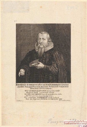 Johann Saubert, Pfarrer bei St. Sebald