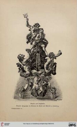 Aus dem Museum für Kunst und Gewerbe zu Hamburg, [2]: Eine bemalte Holzgruppe des 18. Jahrhunderts