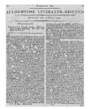 Schelling, F. W. J. von: System des transcendentalen Idealismus. Tübingen: Cotta 1800 (Beschluß der im vorigen Stücke abgebrochenen Recension)