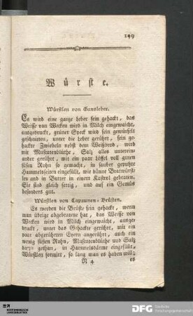 Würste.