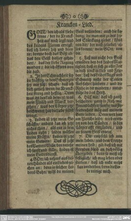 Krancken-Lied