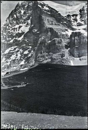 Eiger, von der Kleinen Scheidegg gesehen